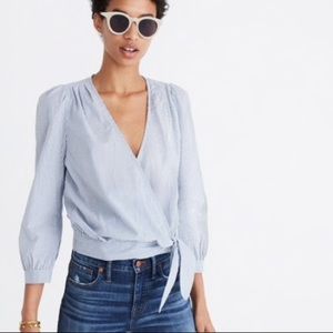 Madewell Wrap Striped Shirt